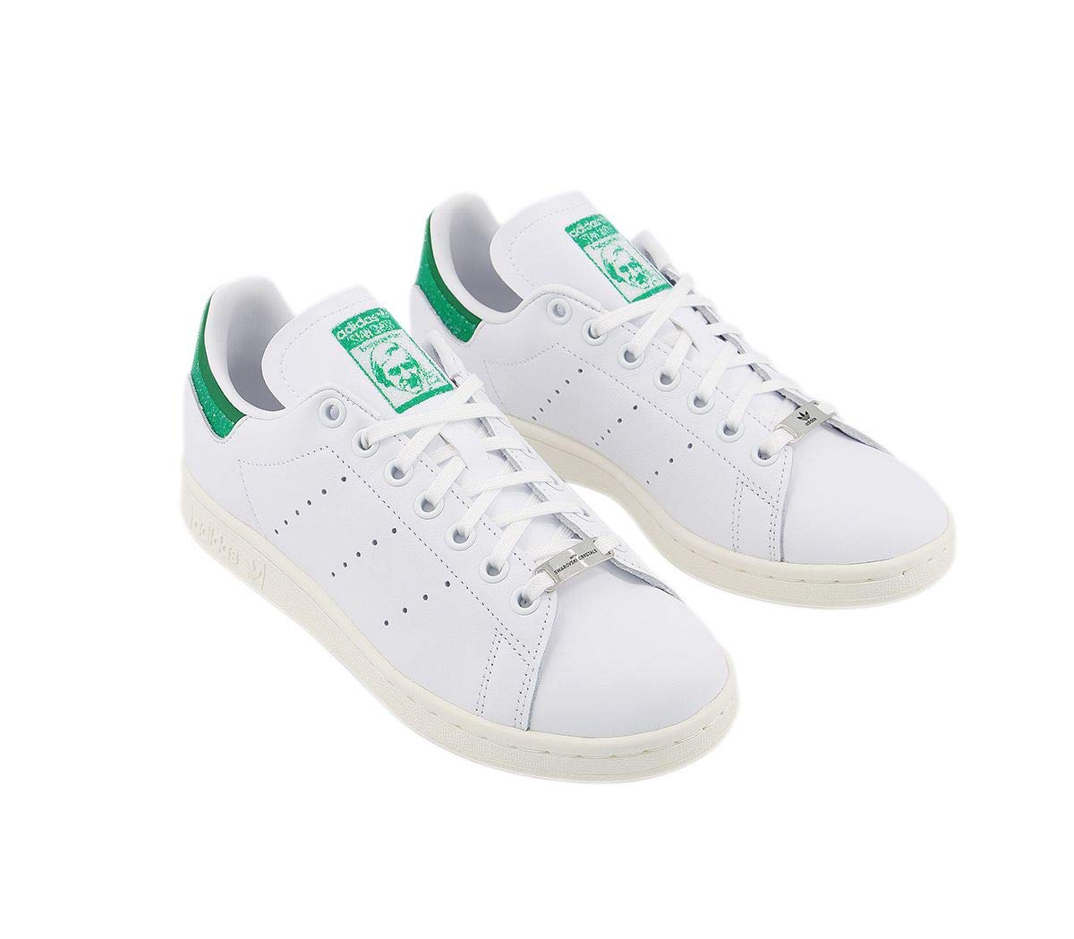 adidas Stan Smith Herren Sneaker, Weiß - Swarovski weiß grün weiß - Größe: 38 EU