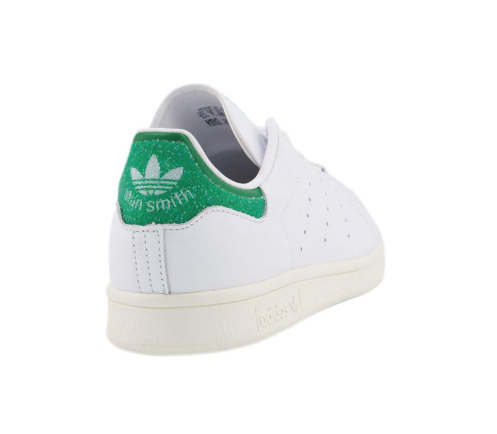 adidas Stan Smith Herren Sneaker, Weiß - Swarovski weiß grün weiß - Größe: 38 EU