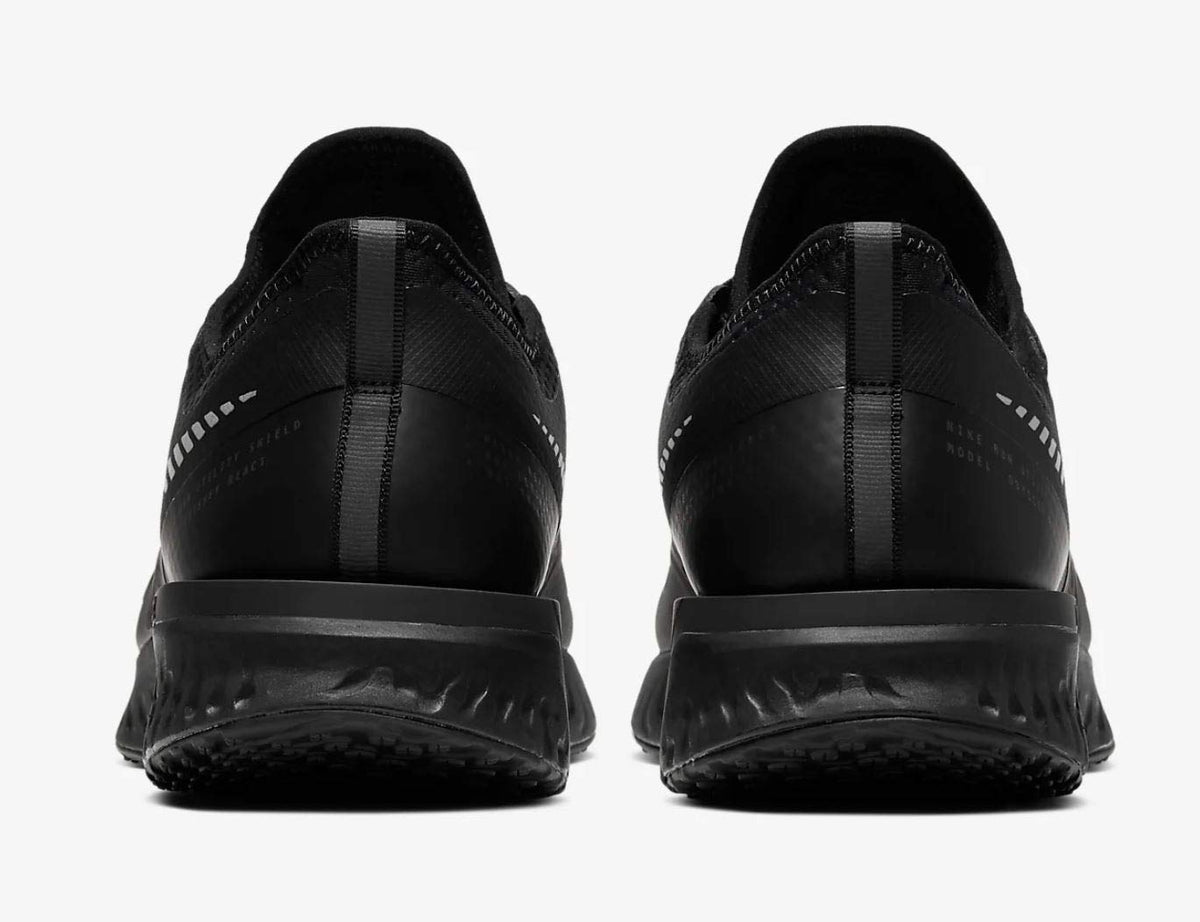 Nike Odyssey React 2 Shield - Black/Black-metallic Silver, Größe:12.5