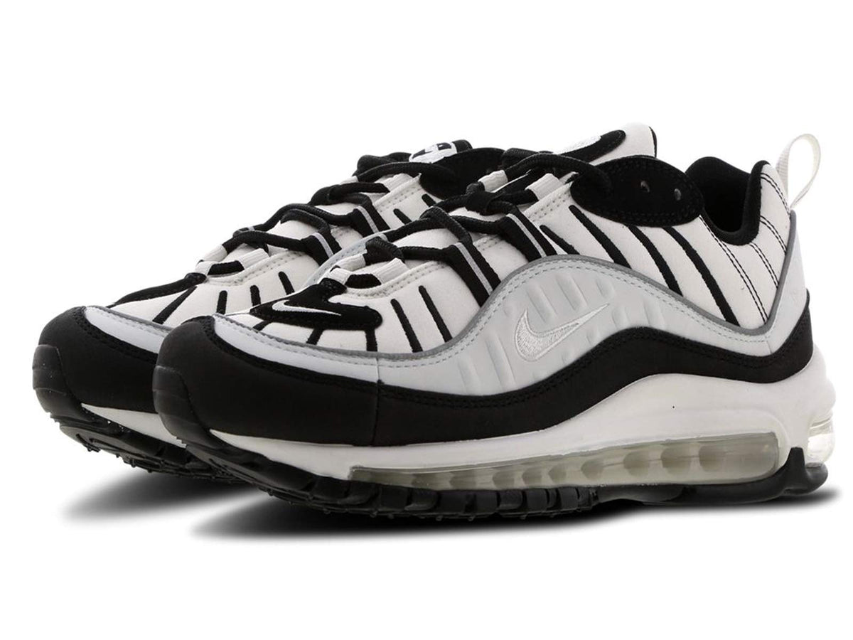 Nike W Air Max 98 - sail/sail-Black-Reflect Silver, Größe:7