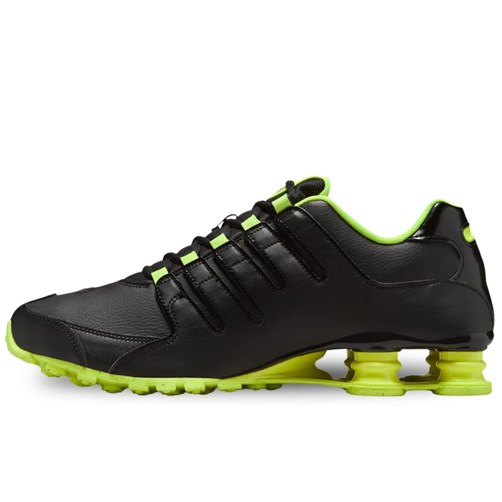NIKE Shox NZ 378341-013 Herren-Sneakers, Schwarz/Grün