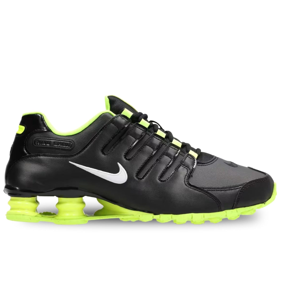 NIKE Shox NZ 378341-013 Herren-Sneakers, Schwarz/Grün